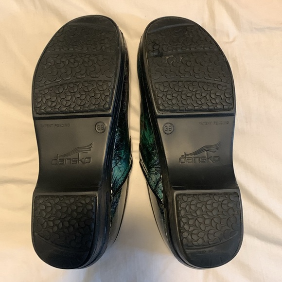 DANSKO PROFESSIONAL CLOGS SIZE:39 COLOR:BLACK, purple, GREEN GOOD CONDITION - Picture 4 of 12